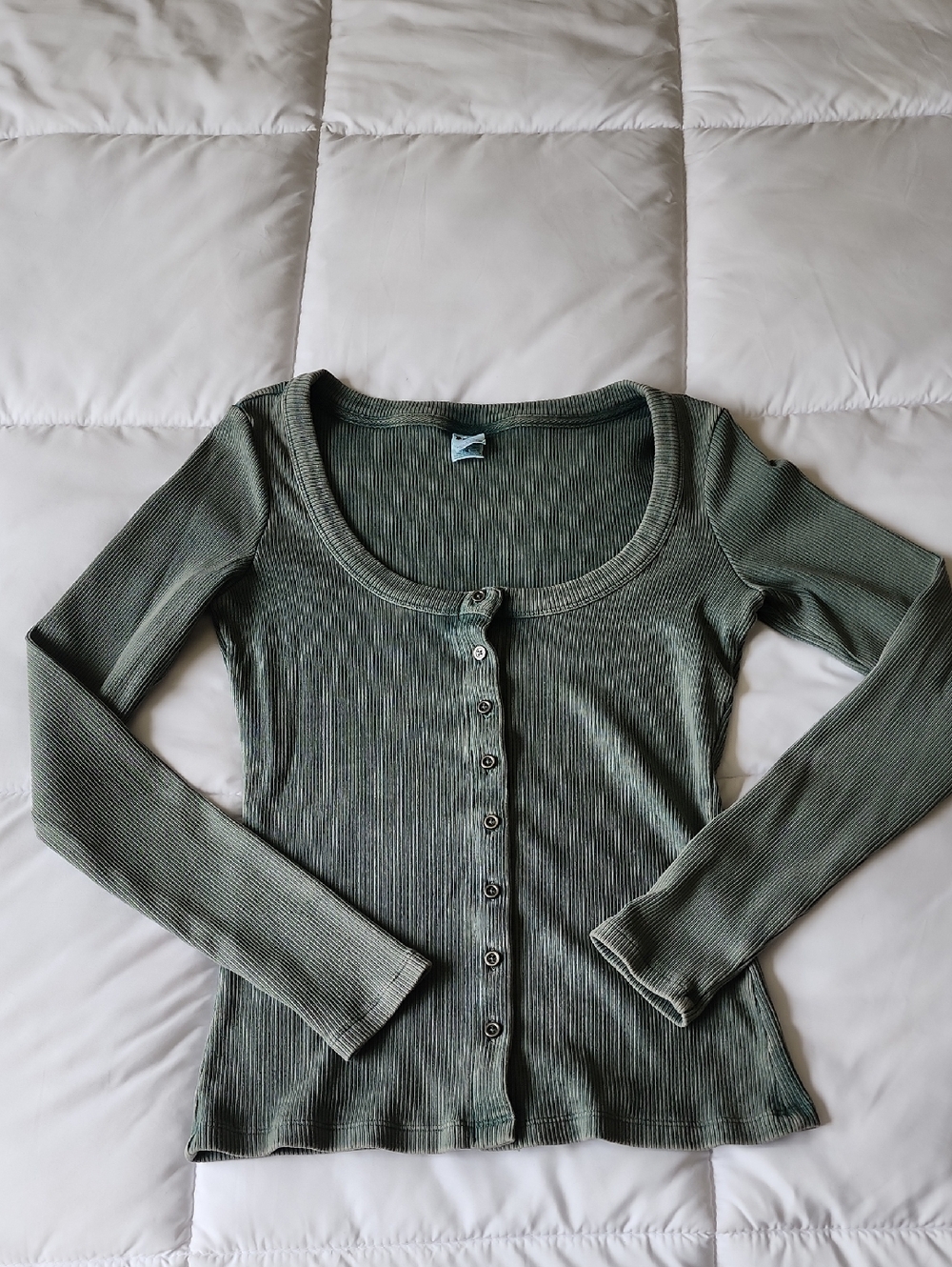 Victorias Secret Pink Thick Ribbed Long Sleeve Shirt